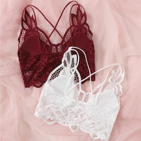 White Lace Bralette - Picture 5 of 6